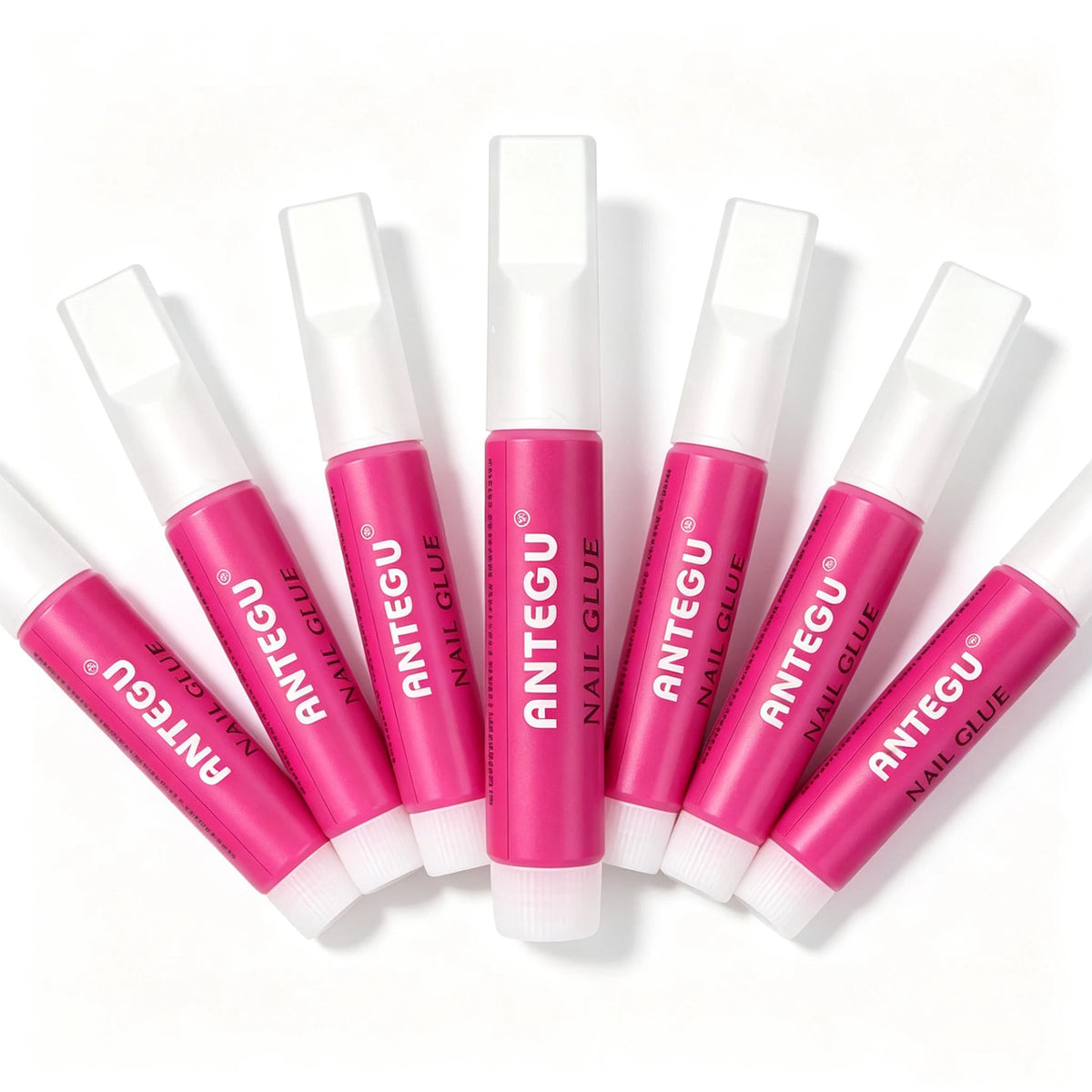 Quick dry nail adhesive for press on nails, nail tips, and DIY manicure applications