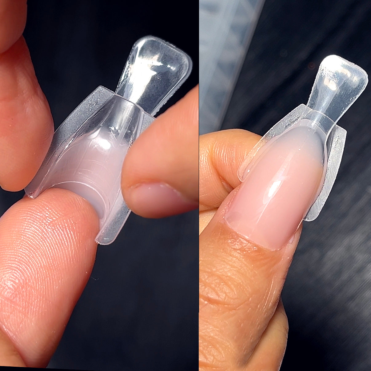 240Pcs Sandwich Dual Nail Form- Short Almond