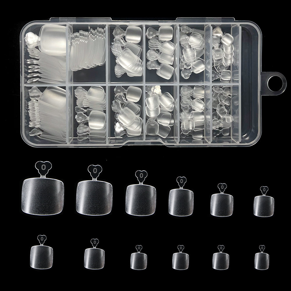 240pcs-Toenail tips-Matte