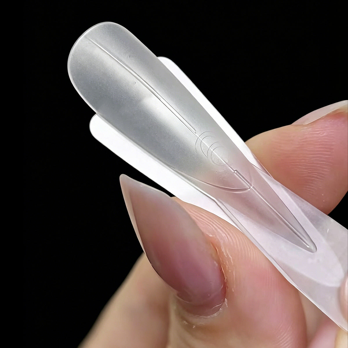 120pcs Matte Stiletto Sandwich Dual Nail Forms