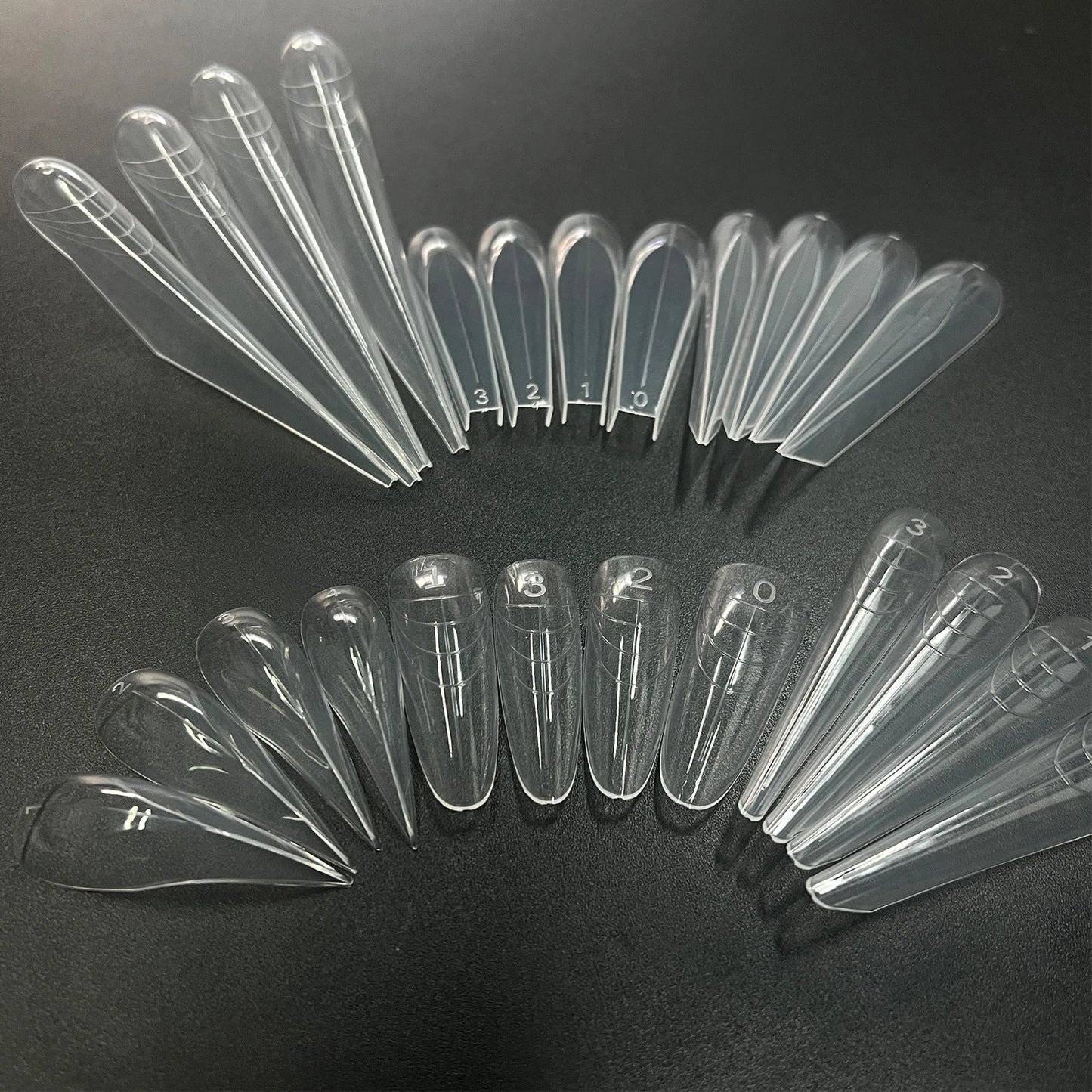 84pcs Mixed 6 Styles Dual Nail Forms