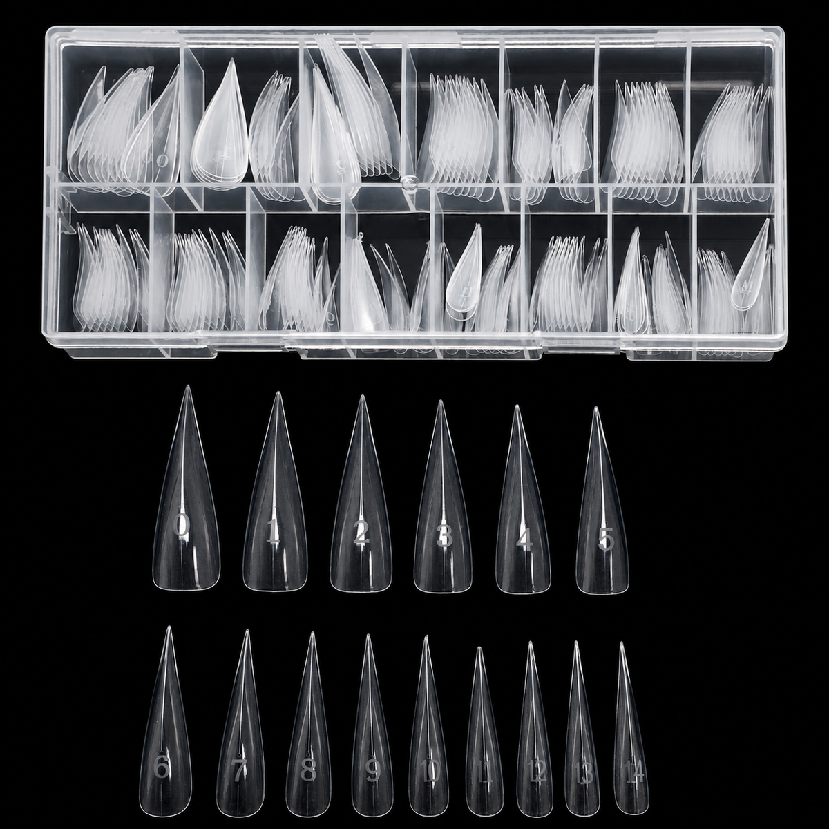 cat claw shape dual nail form