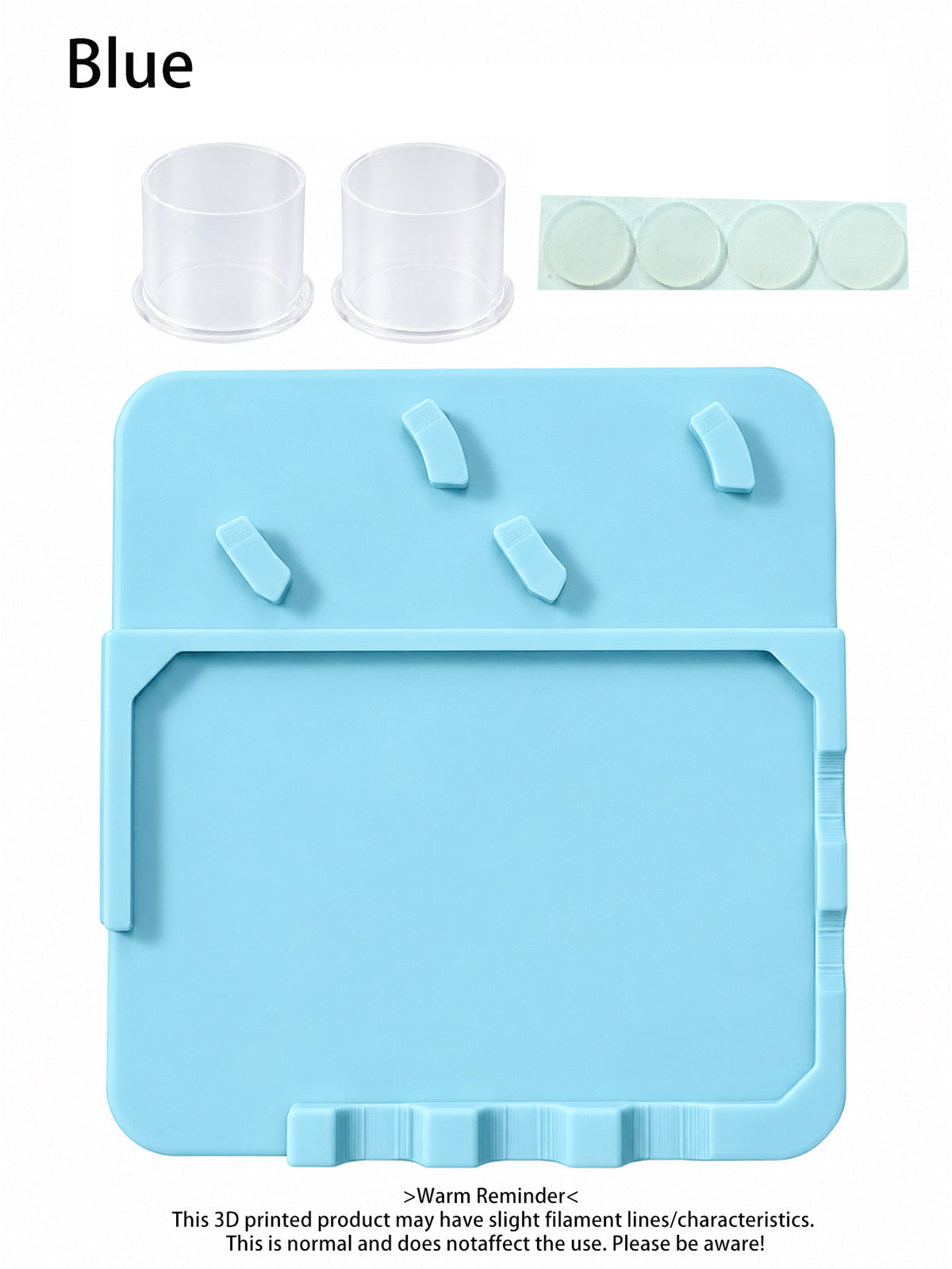 Non-Slip Nail Brush Cleaning Tray, Multi-Functional Nail Art Cleaning Tool, Holds Disposable Cups, Cotton Pads and Nail Art Brushes, Nail Brush Rest, Nail Technician Cleaning Dish, Space-Saving Nail Salon Accessory