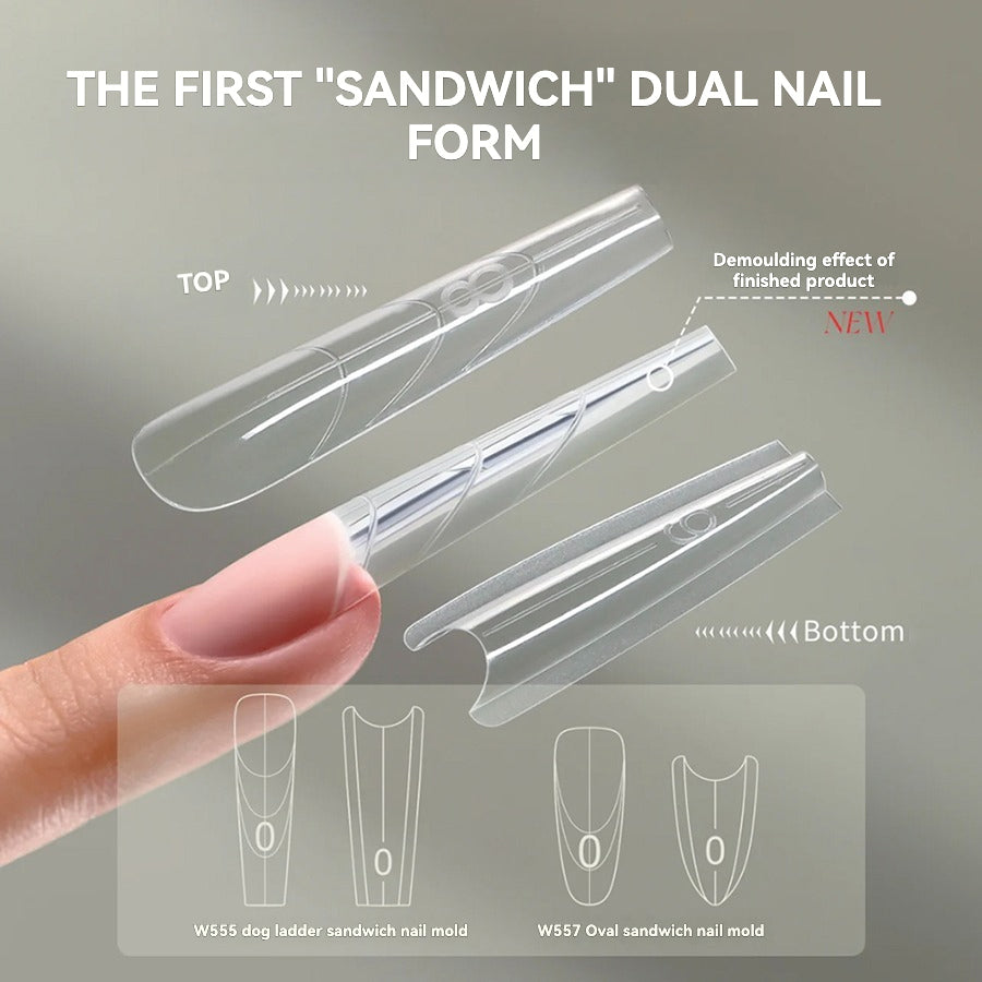 （pre-sale ship within 15days）New sandwich dual nail form