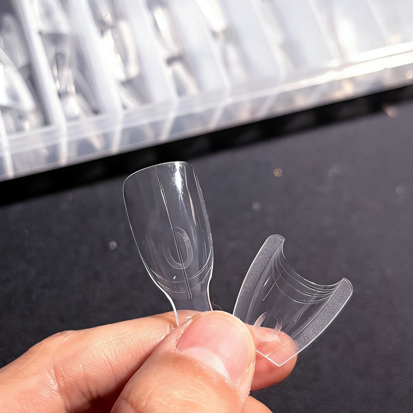 240Pcs Sandwich Dual Nail Form- Short Almond