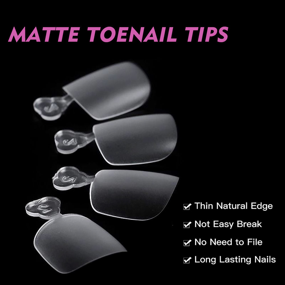 240pcs/box Toenail tips-Matte