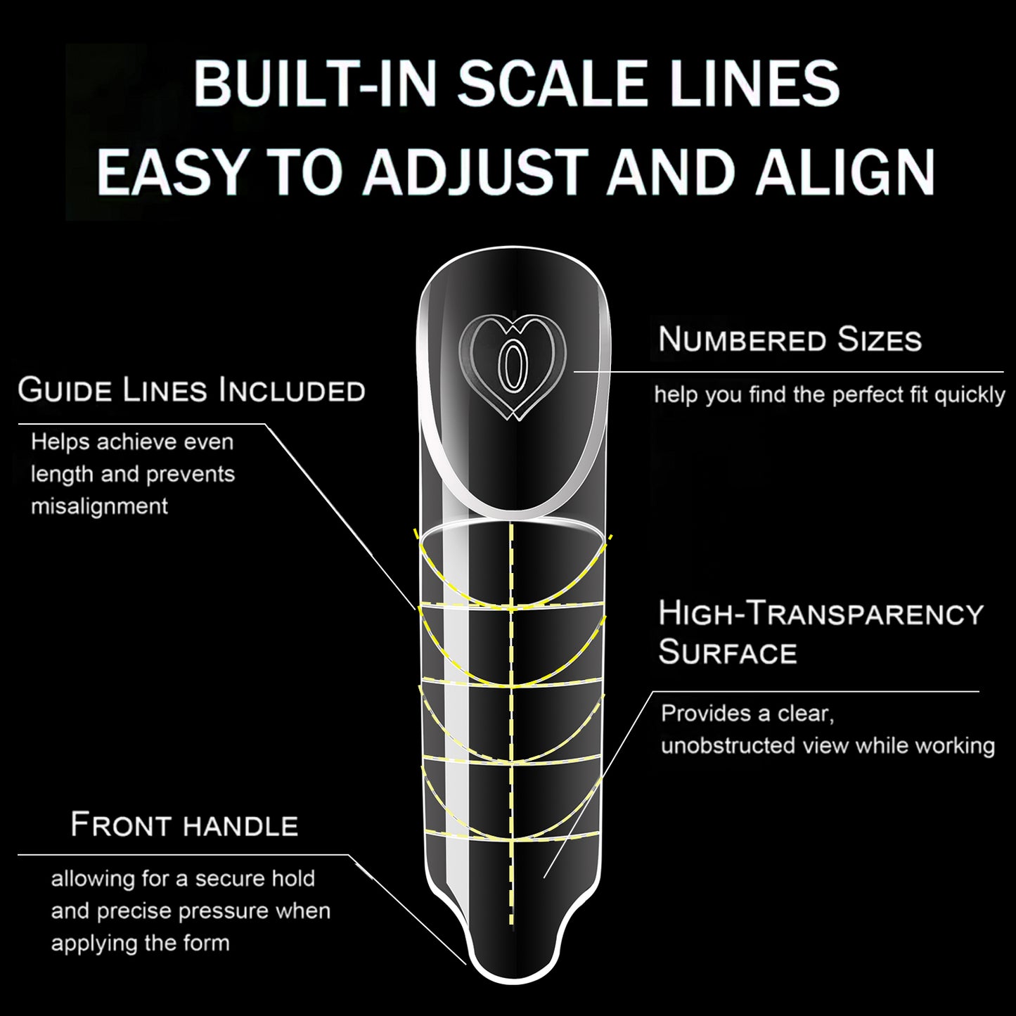75Pcs Space French Dual Form
