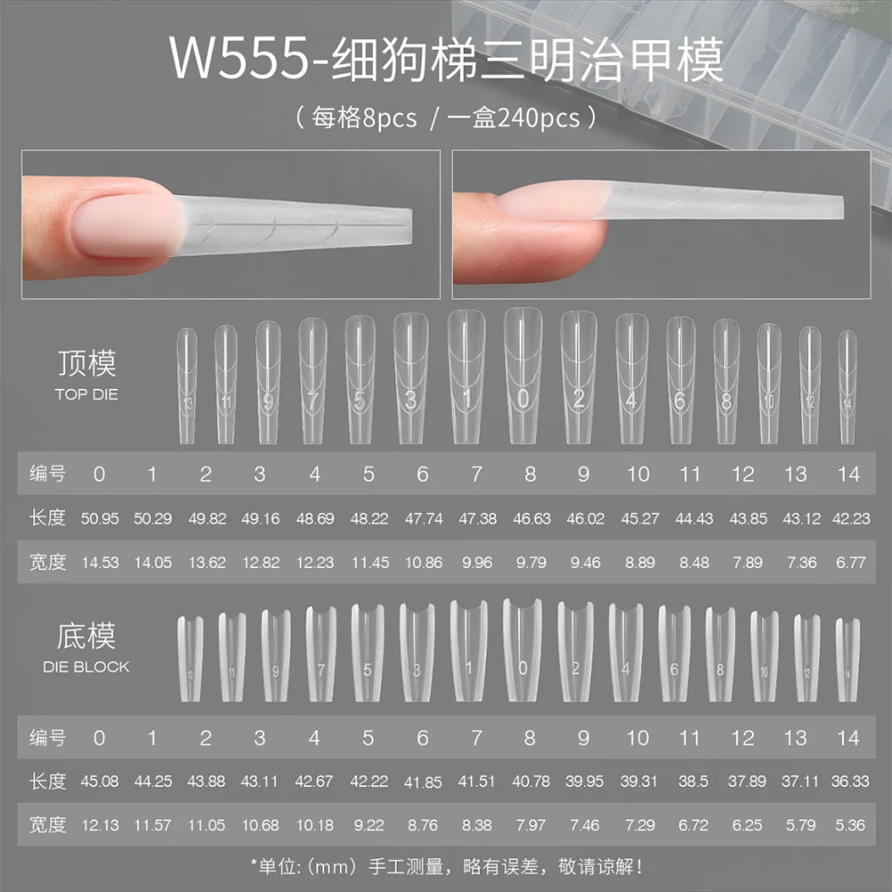 （pre-sale ship within 15days）New sandwich dual nail form