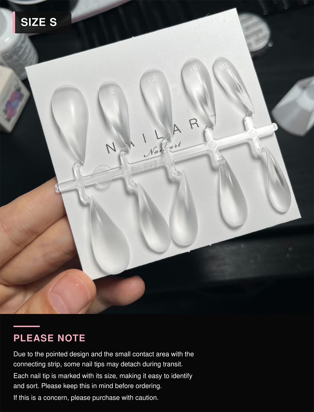 10pcs 3D Cat Claw Nail Tips, Short Curved Stiletto Clear Full Cover False Nails with Built-In Apex, PMMA Eagle Claw Nail Extensions for Halloween Cosplay, DIY Manicure & Salon Use