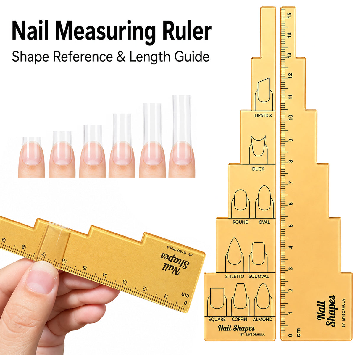 Multi-step Nail Ruler