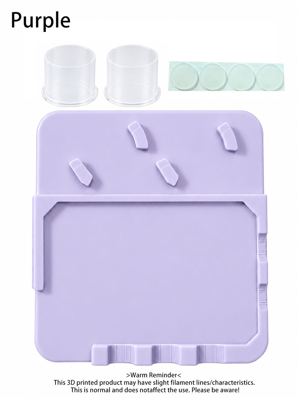 Non-Slip Nail Brush Cleaning Tray, Multi-Functional Nail Art Cleaning Tool, Holds Disposable Cups, Cotton Pads and Nail Art Brushes, Nail Brush Rest, Nail Technician Cleaning Dish, Space-Saving Nail Salon Accessory