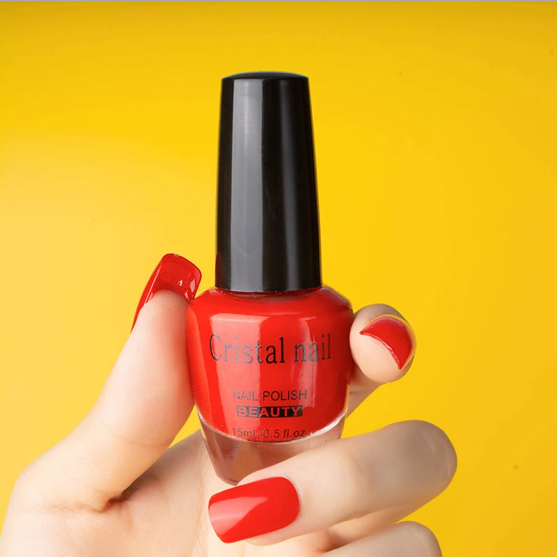 15ml glass bottle nail polish packaging detail for private label beauty products
