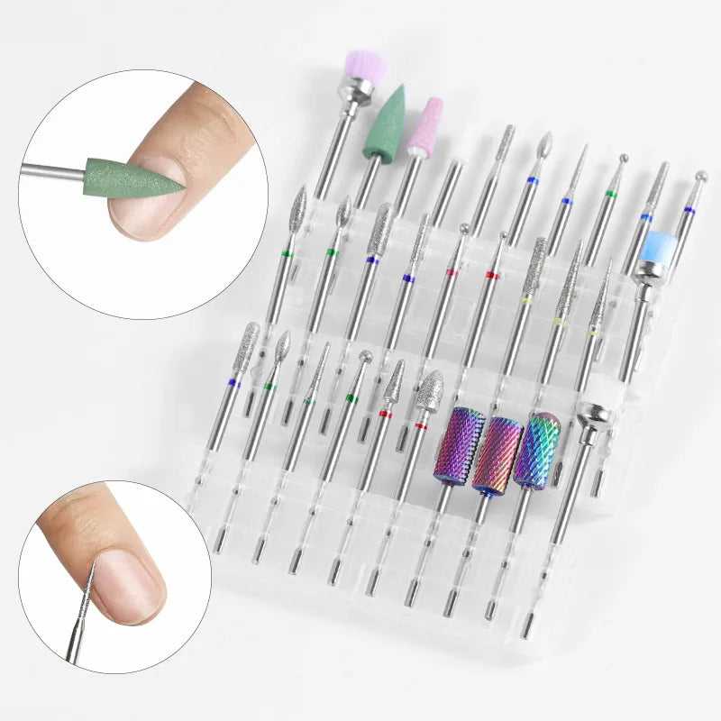 Professional e-file nail bit for shaping and removing gel or acrylic enhancements