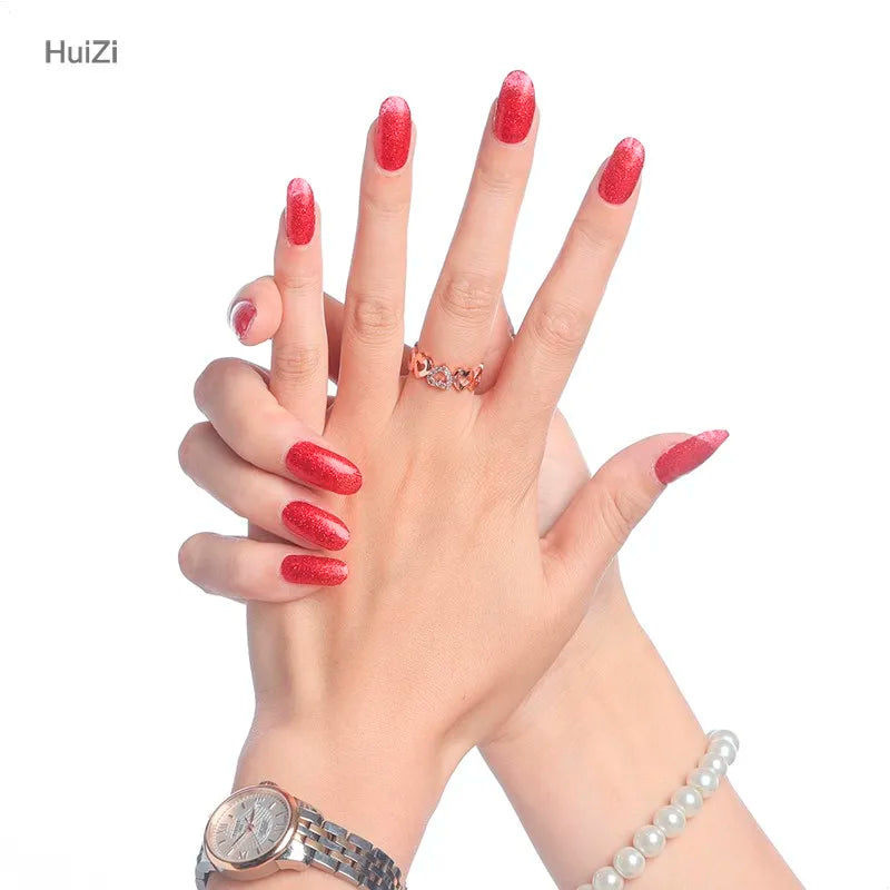 Peel-and-apply nail wraps for natural nails, gel polish, acrylics, and press-ons