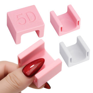 Single strong magnetic nail art tool with glass-bead detail