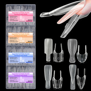 Integrated paper guide and nail extension mold design detail