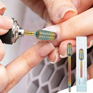 Professional nail drill bit for cuticle, sidewall, and dry manicure preparation