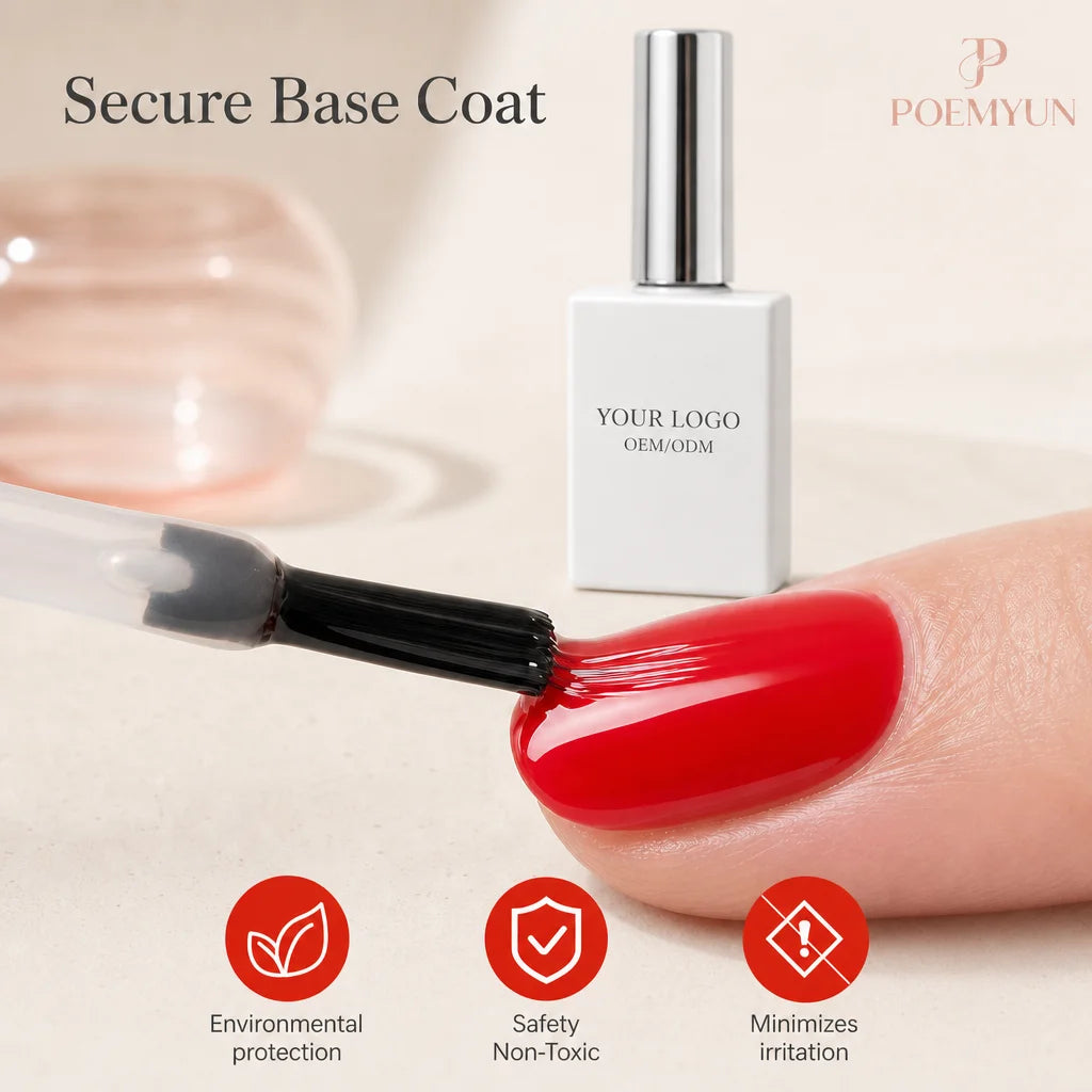 TPO-free UV LED base coat for DIY and salon gel manicures