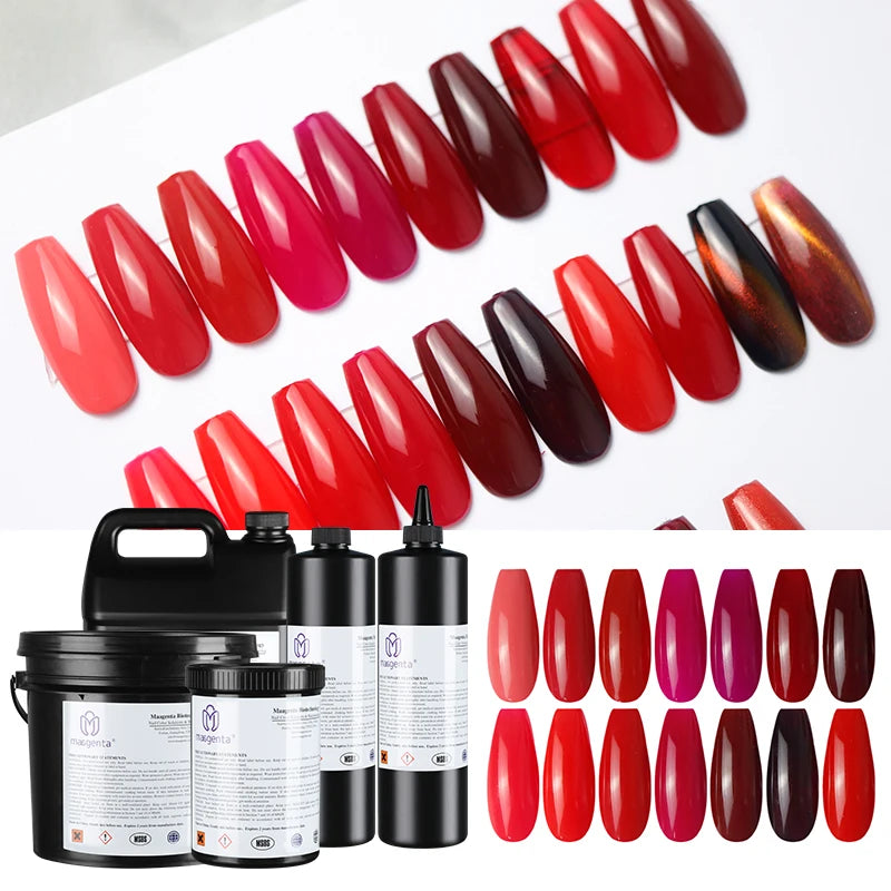X68 vibrant UV LED gel nail polish kit in compact 7.3 mL bottles