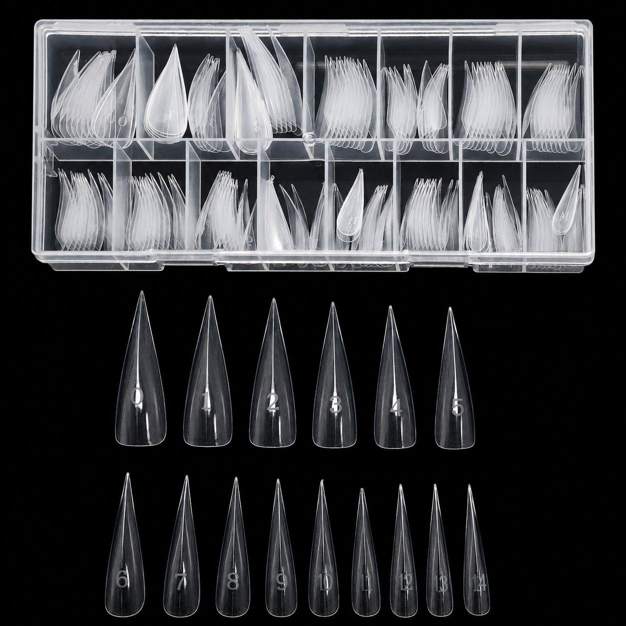 cat claw shape dual nail form