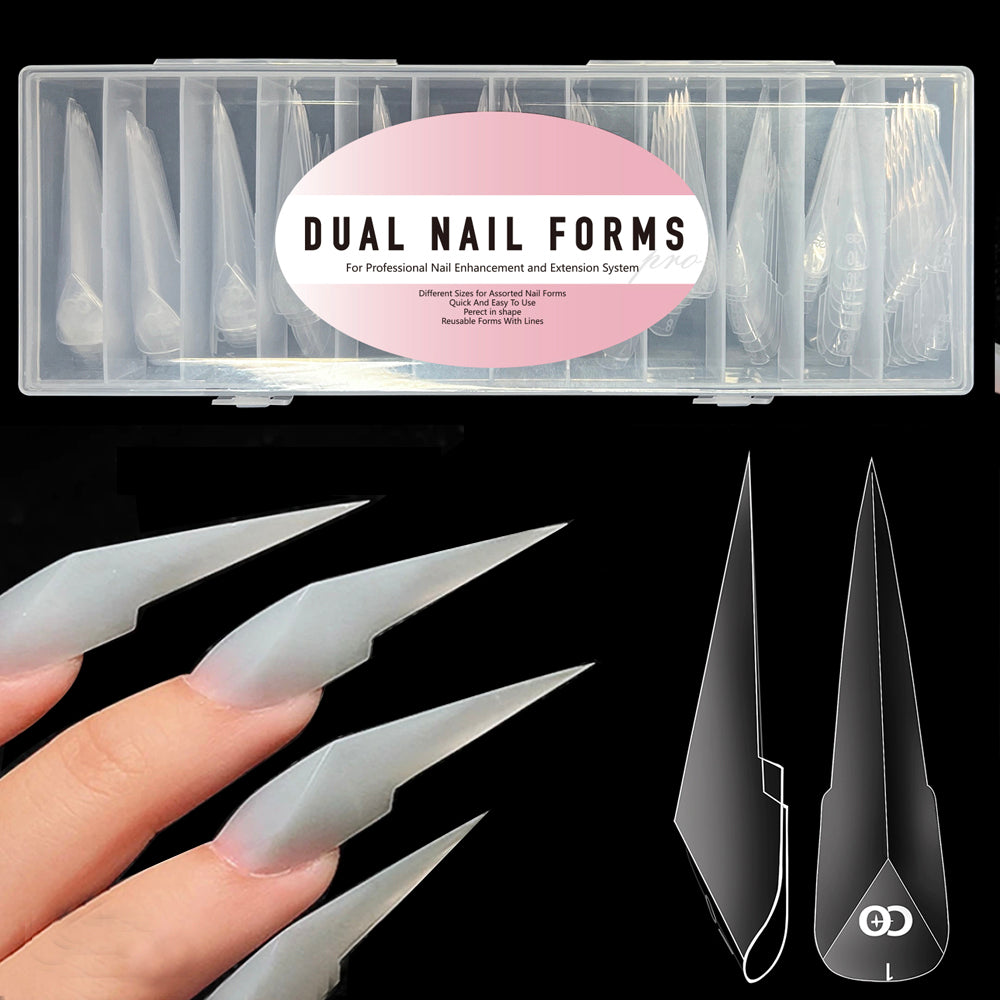 cat claw shape dual nail form