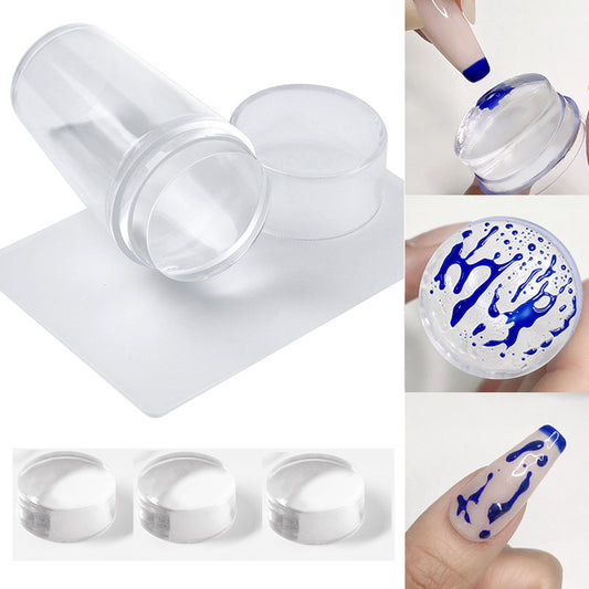 nail stamper + 3pcs silicone head