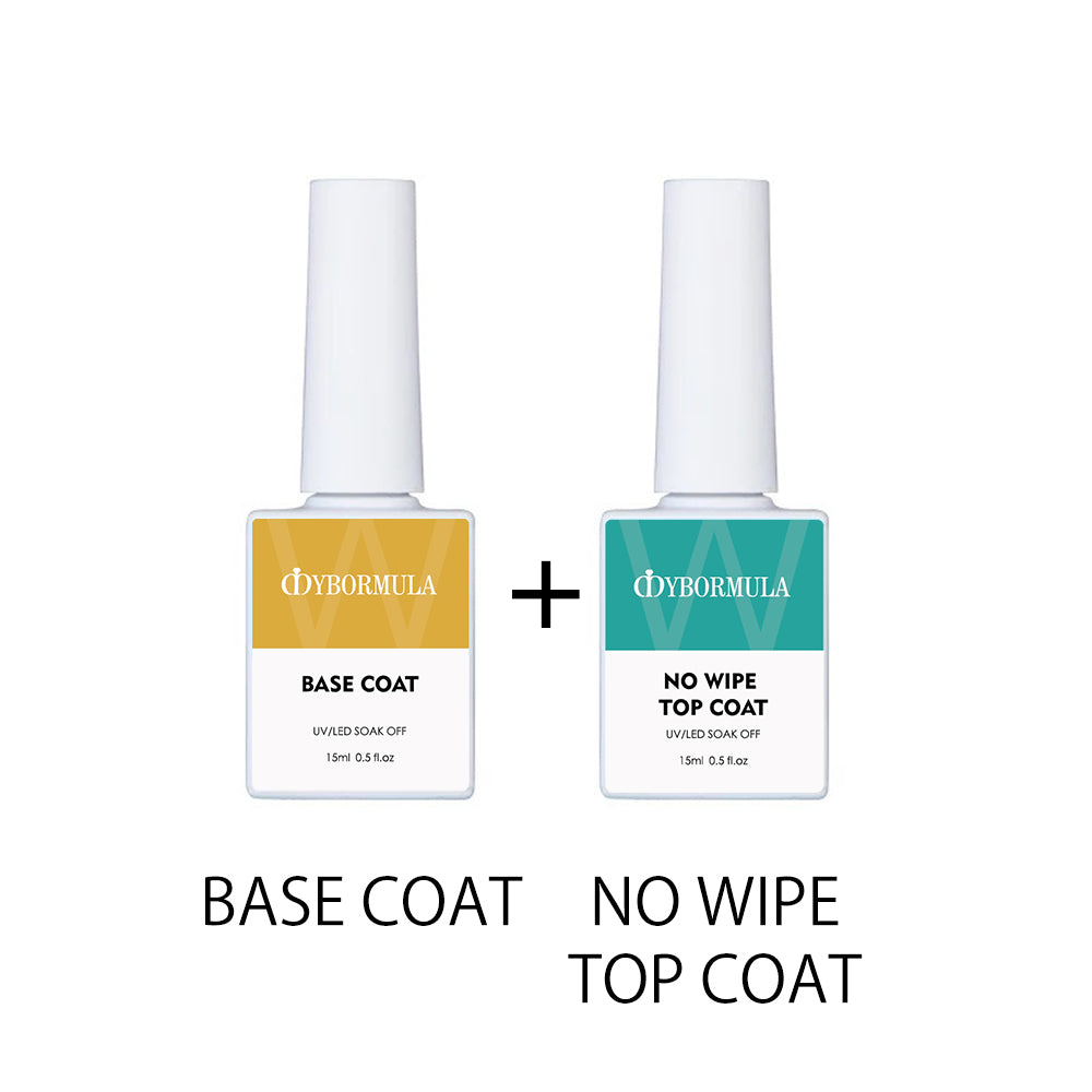 15ML Base&Top Coat Set - 2Pcs